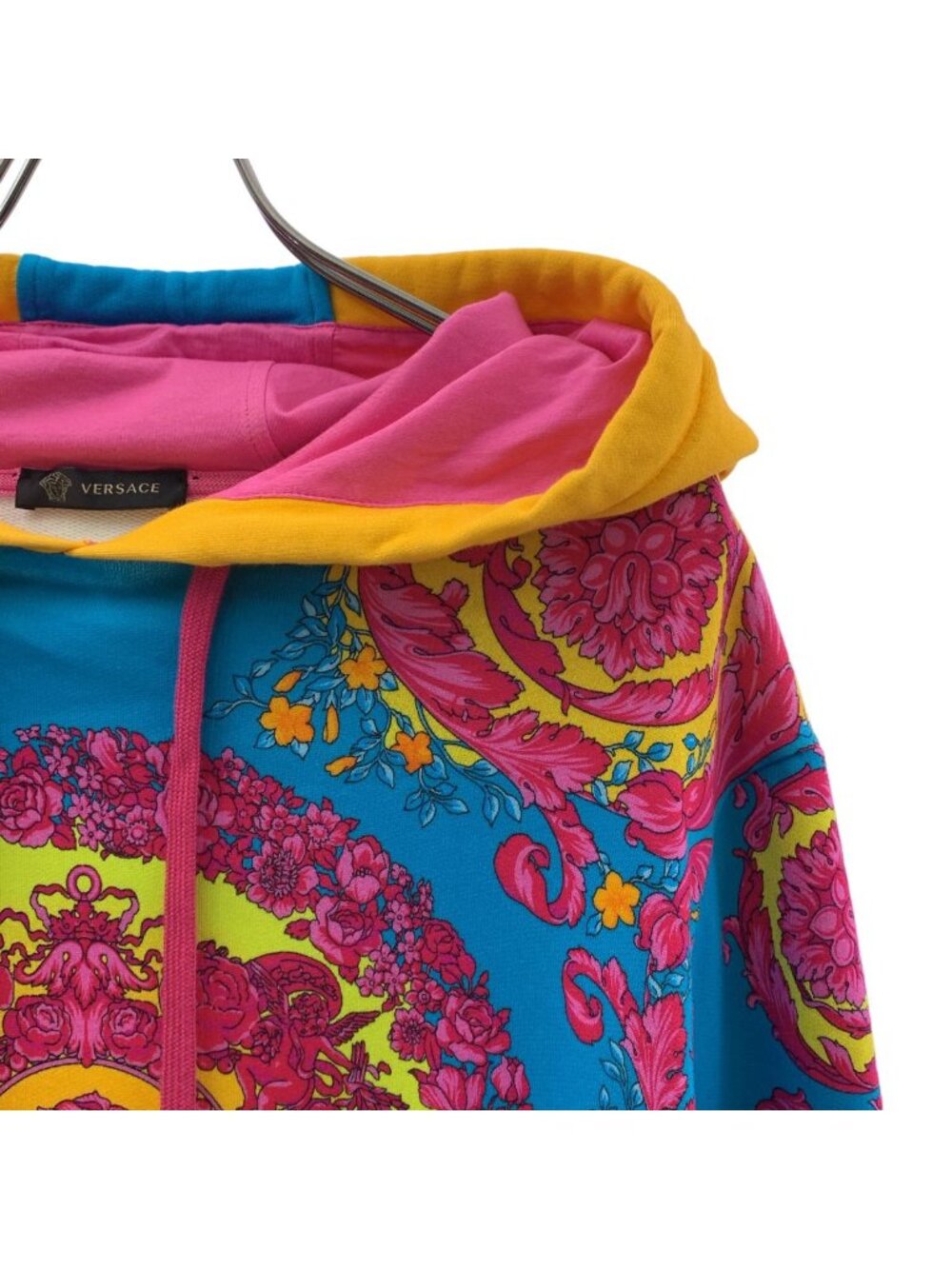 Versace Baroque Pullover Hoodie L Multicolor - Picture 2 of 8